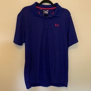 Under Armour Blue Golf Shirt Polo